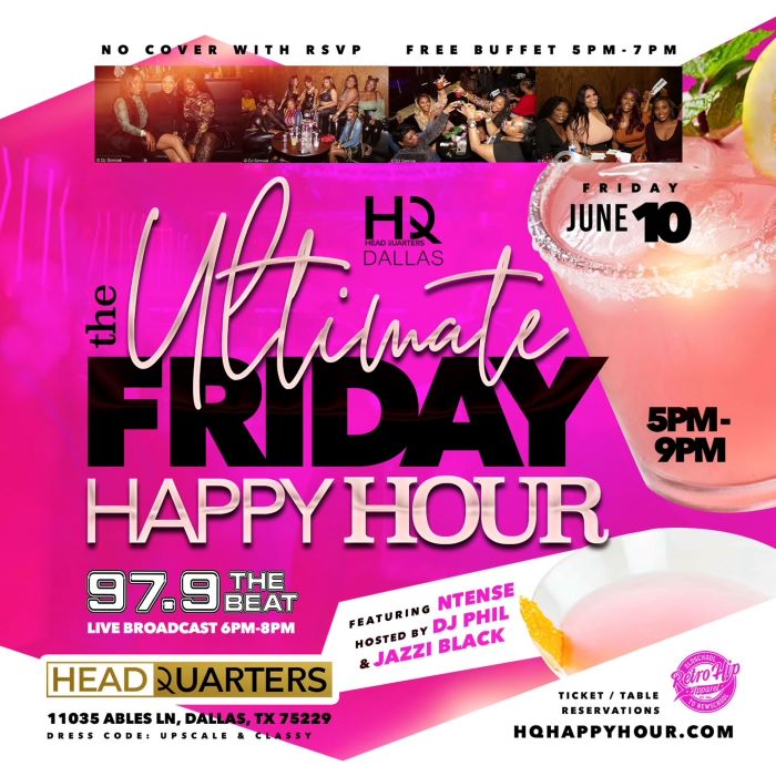 Ultimate Friday Happy Hour feat NTENSE THE BAND @ Headquarters | Event ...