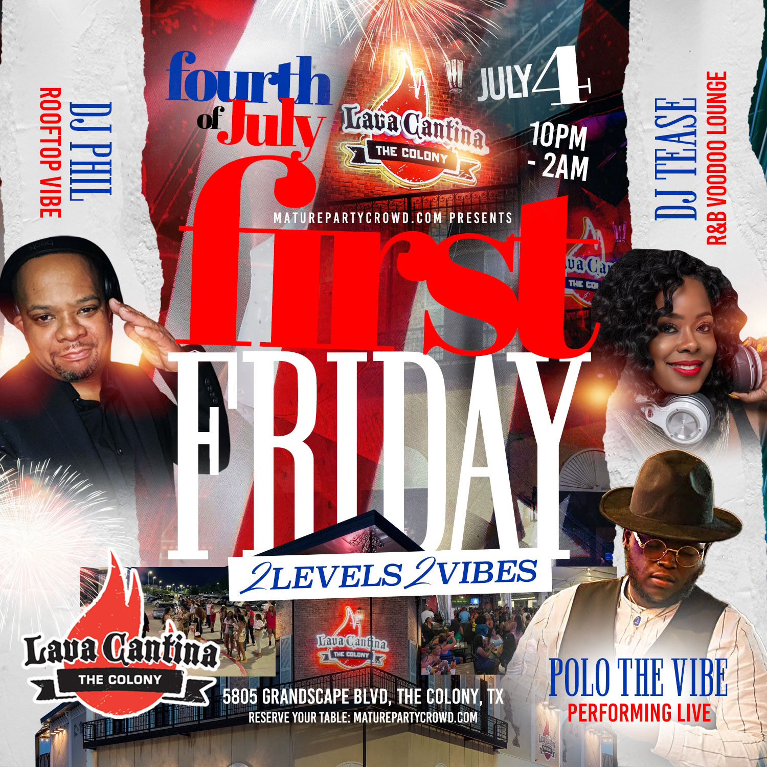 First Friday [4TH OF JULY JAM] @ Lava Cantina