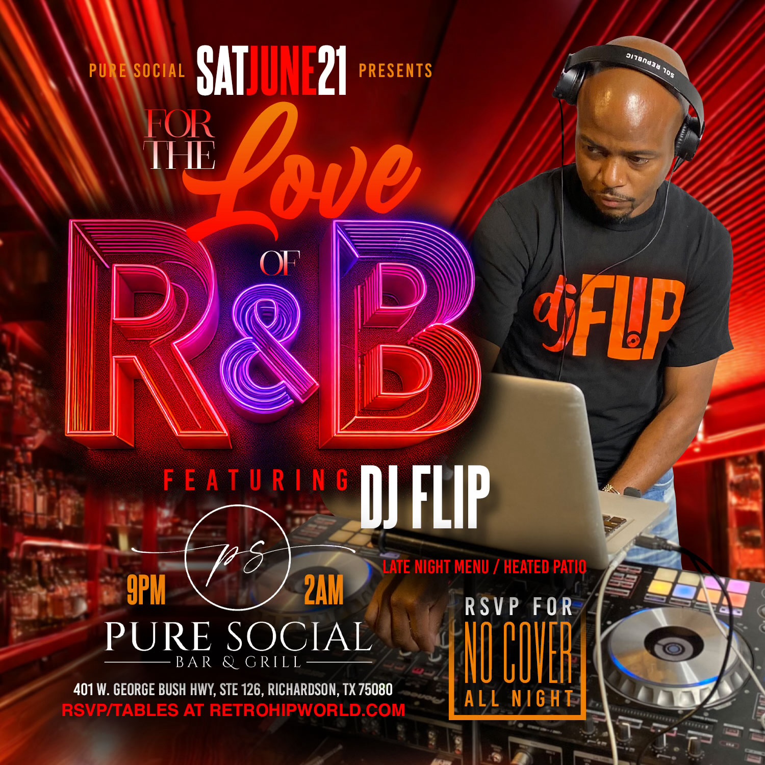 FOR THE LOVE OF R&B SATURDAYS @ PURE SOCIAL