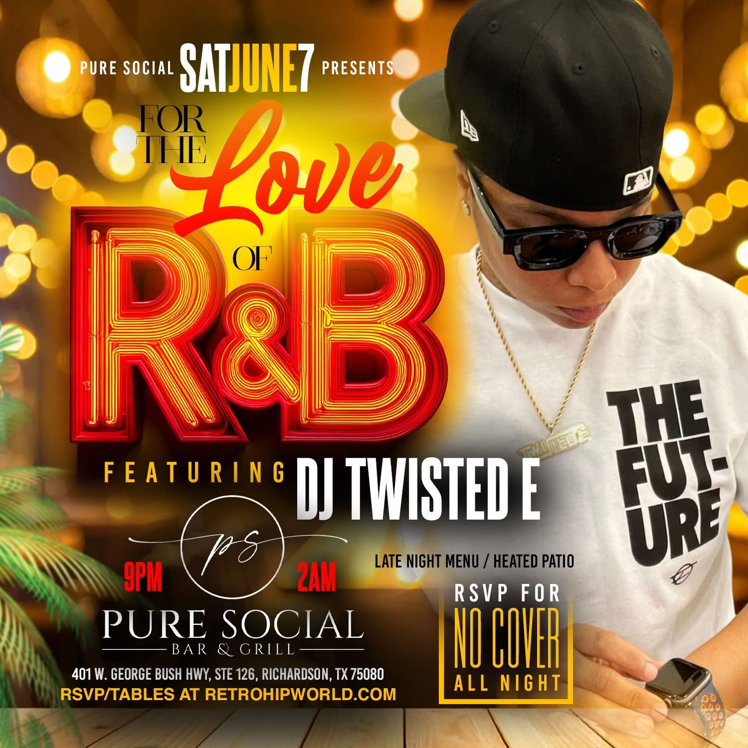 FOR THE LOVE OF R&B SATURDAYS @ PURE SOCIAL