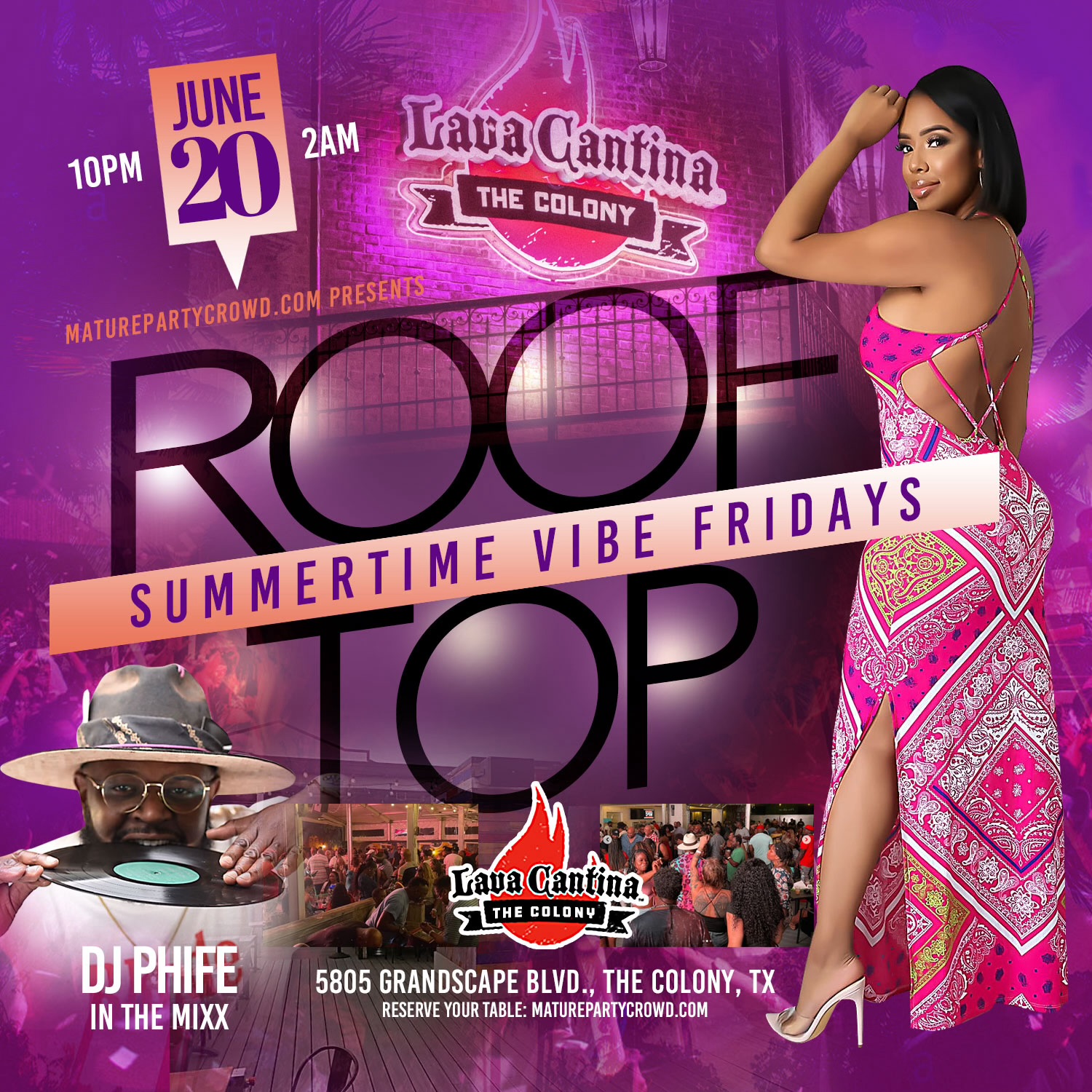 SUMMERTIME ROOFTOP FRIDAY VIBES @ Lava Cantina