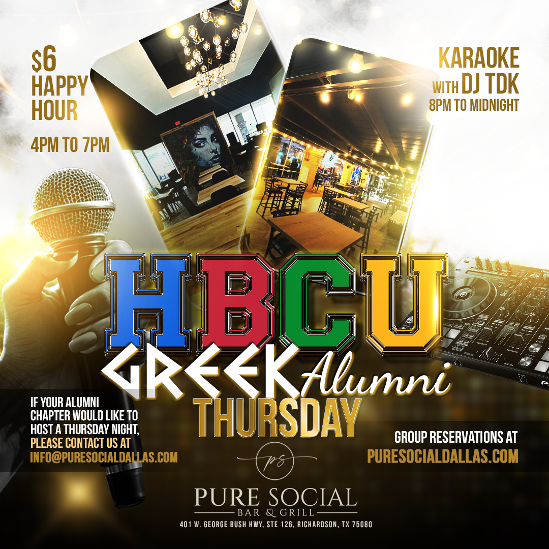 HBCU/GREEK ALUMNI & KARAOKE THURSDAYS